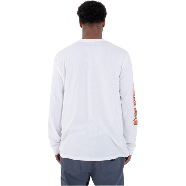 2026 Hurley Mens OZ Long Sleeve Tee HFA25MMTL04310 - White